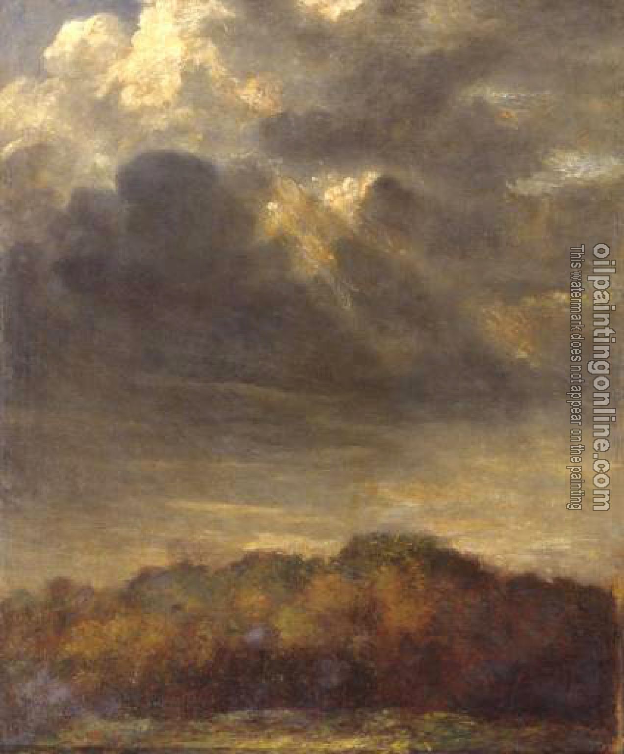 Watts, George Frederick - Study of Clouds